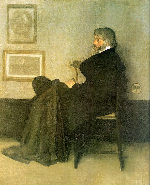 James Abbott McNeil Whistler Portrait of Thomas Carlyle China oil painting art